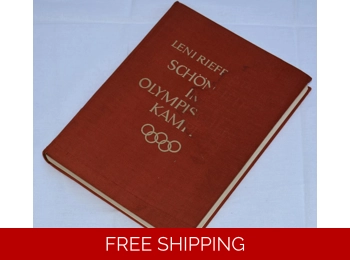 Leni Riefenstahl original signature Schönheit im Olympischen Kampf [Beauty in the Olympic Games]